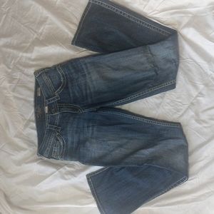 Silver Flare Jeans